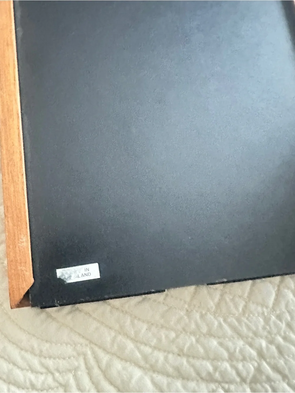 Vintage double 5x7 wood bifold frame